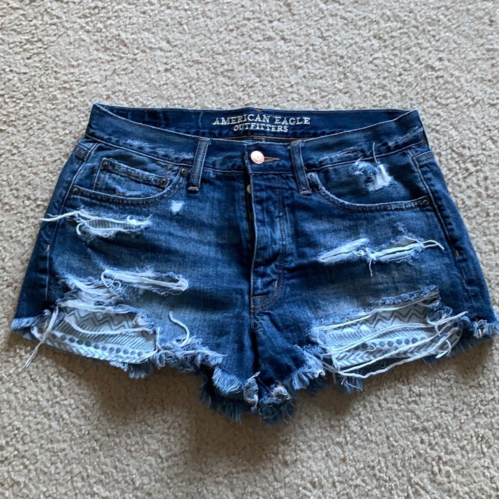 American Eagle, vintage hi-rise festival shorts